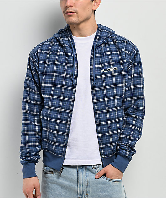 トップス 5ageboy plaid logo zip hoodie PLAID LOGO ZIP-UP (BLACK) - Abakada