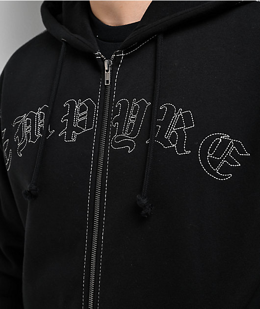 Empyre Bent Metal Black Zip Hoodie