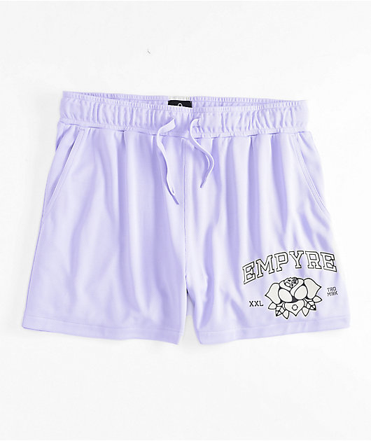 MNDST] Lightning 5-Inch Mesh Shorts (Purple) – Optimal Gains