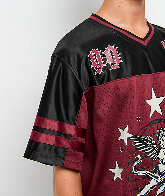 Empyre Big World Maroon Football Jersey