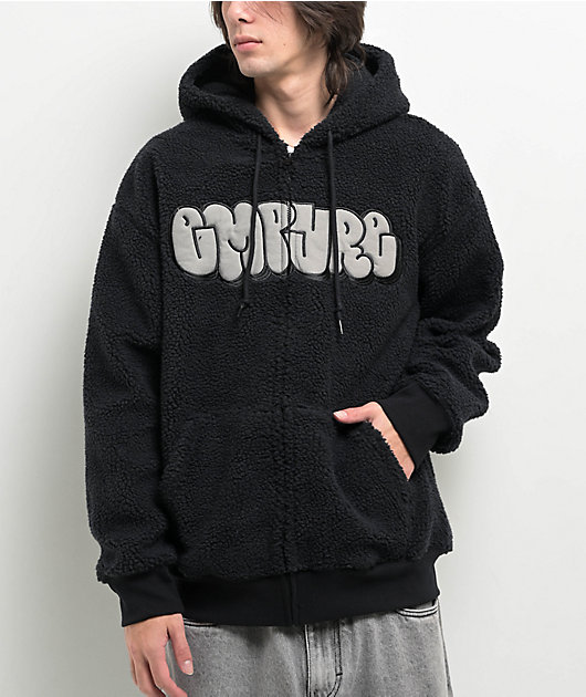 Empyre Black Sherpa Zip Hoodie Zumiez