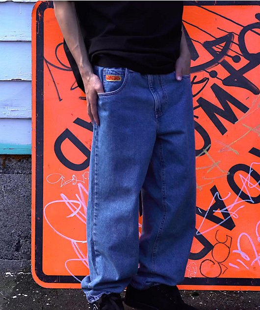 Empyre Blake Blue Wash Ultra Loose Skate Jeans video