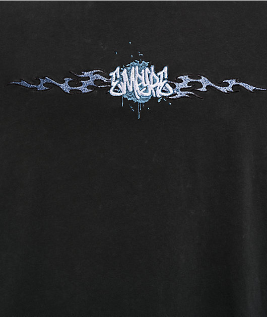 Empyre Blue Dragon Charcoal Wash Boxy T-Shirt