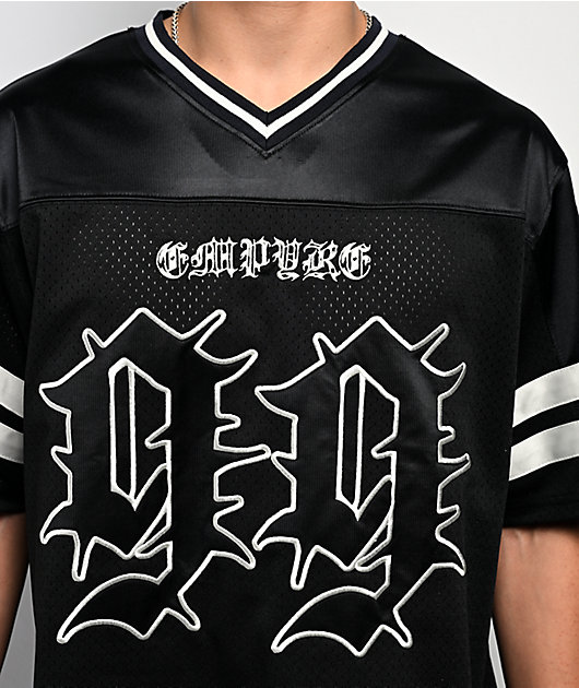 Empyre Bootleg Black Crop Football Jersey
