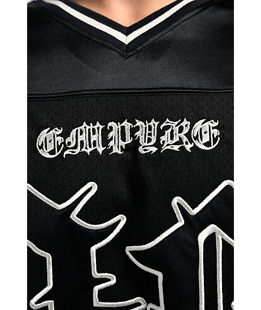 Empyre Bootleg Black Crop Football Jersey