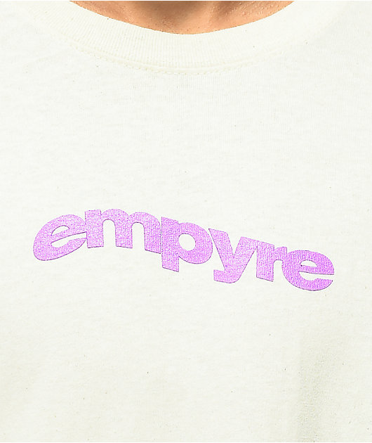 Empyre Botanical Skull Camiseta color crema