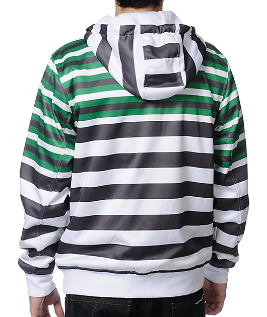 green striped jacket
