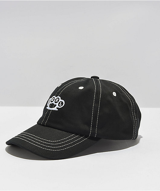 Empyre Brass Black Strapback Hat