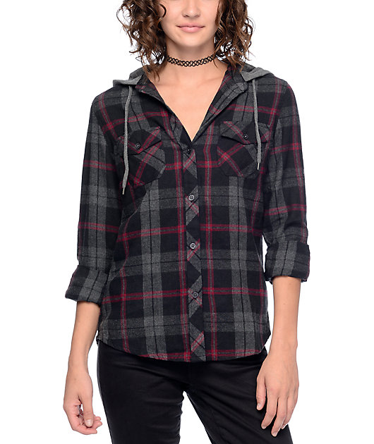 empyre hooded flannel