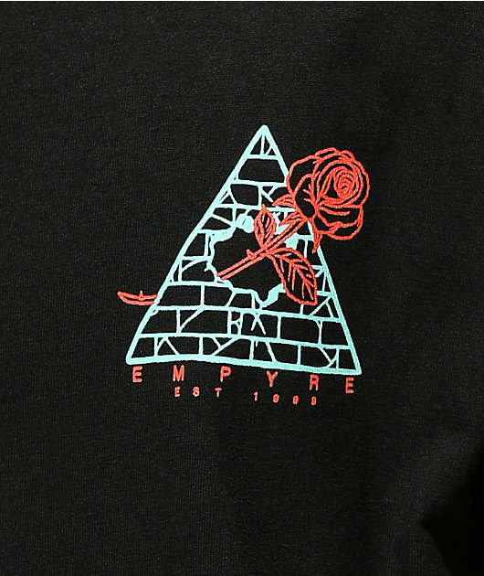 Empyre Broken Roses Black T-Shirt