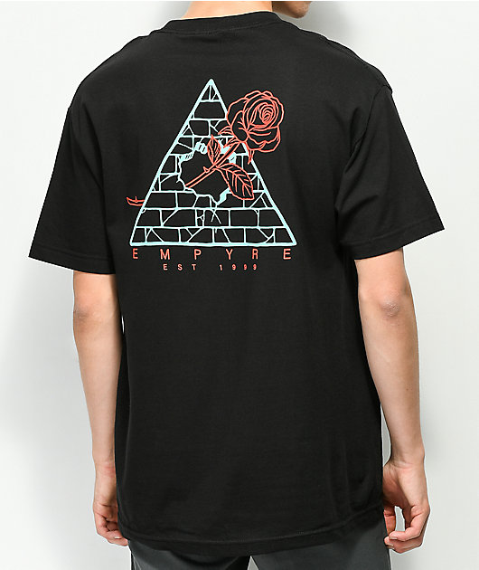 Empyre Broken Roses Black T-Shirt