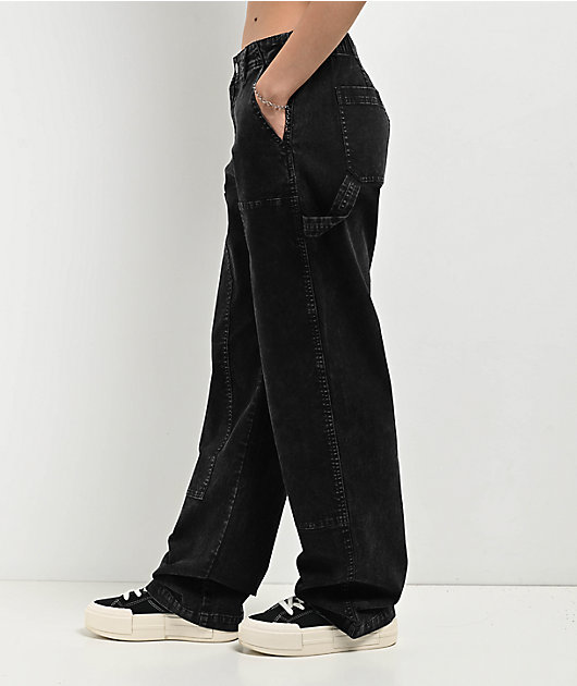 Empyre Brooke Mineral Wash Black Carpenter Jeans | Zumiez
