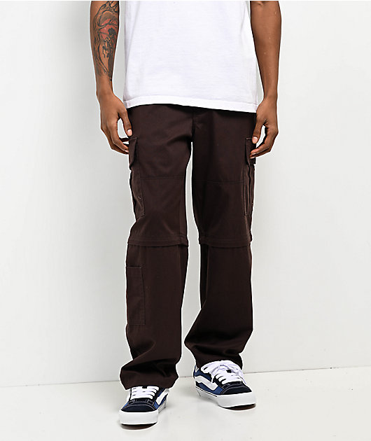 Empyre Brown Zip Off Cargo Skate Pants | Zumiez