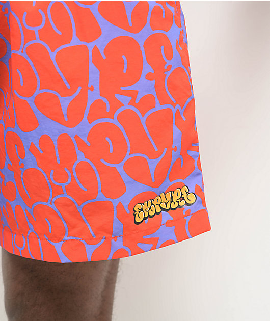 Empyre Bubble Floater Grenadine & Jacaranda Board Shorts