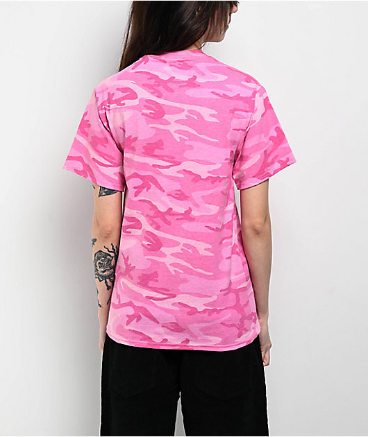 Empyre Bubble Logo Pink Camo T-Shirt