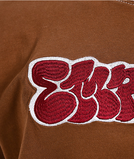 Empyre Bulldog Quarterback Brown Boxy T-Shirt