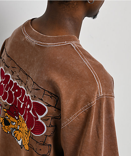 Empyre Bulldog Quarterback Brown Boxy T-Shirt