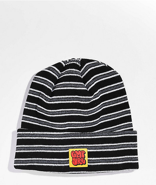 ?EMPYRE? Stripe Slouch MENS Women\'s Beanie NWT Empyre Burner Orange Stripe Skate Beanie | Zumiez main image 2