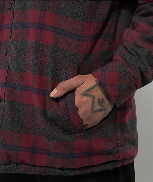 Flannel sherpa store shirt