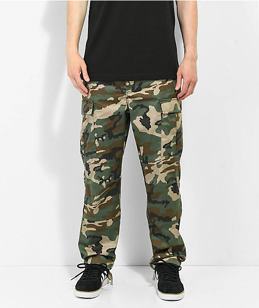 Empyre Loose Fit Camo Cargo Skate Pants | Zumiez
