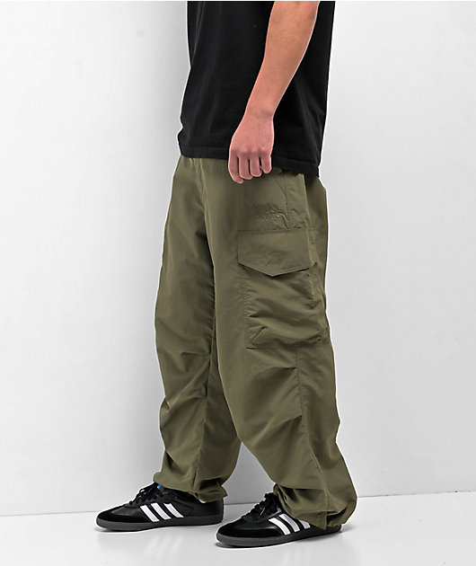 Parachute Style Hip-Hop Dance Cargo Pants Men's Harajuku Pocket Pants Loose  Solid Color Casual Straddle Pants 2023 Spring New - AliExpress