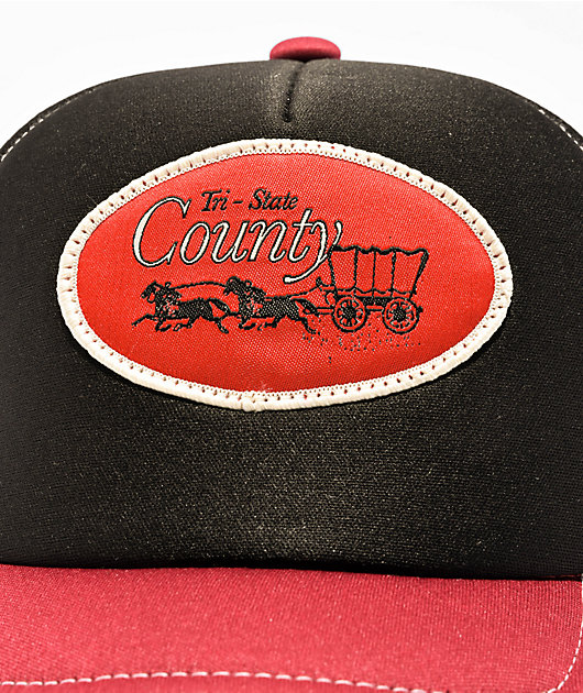 Empyre Caravan Black & Red Trucker Hat