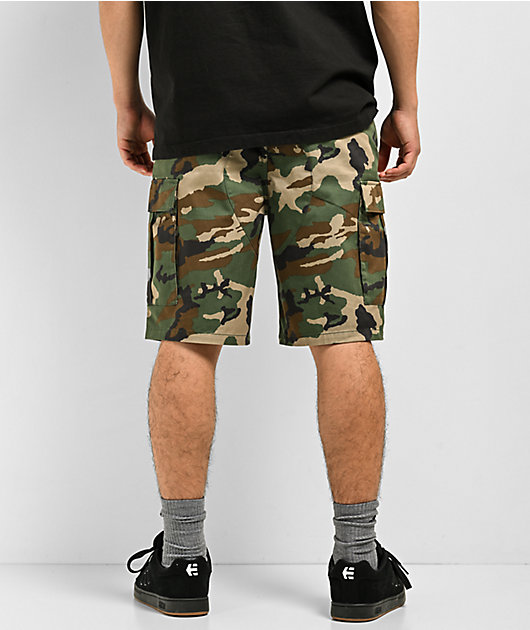Empyre Cargo Loose Fit Camo Skate Shorts