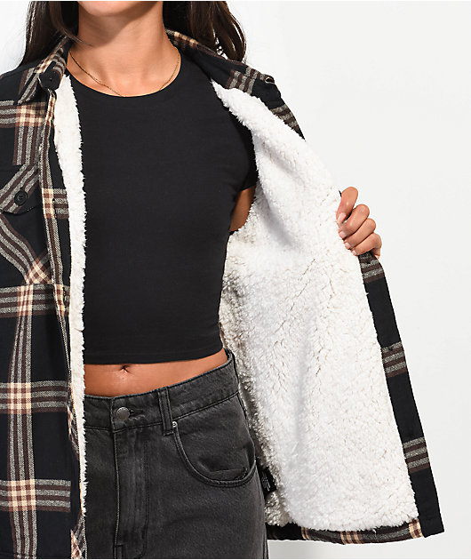 Empyre Cayden Black Plaid Flannel Jacket