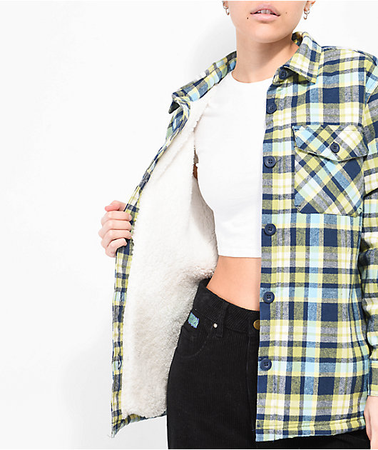 Sherpa jacket store flannel