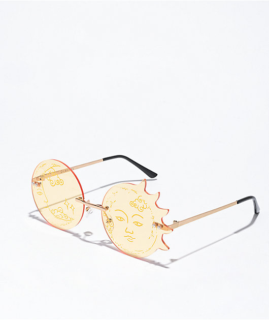 Empyre Celestial lentes de sol naranja