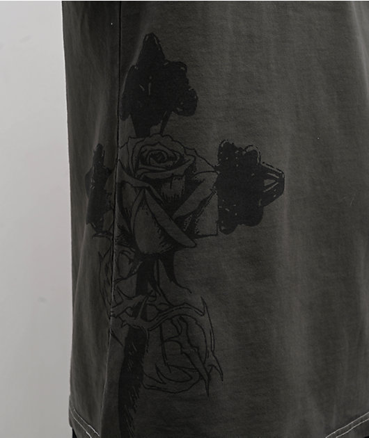 Empyre Centered Charcoal Long Sleeve T-Shirt
