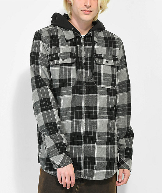 https://scene7.zumiez.com/is/image/zumiez/product_main_medium/Empyre-Chancer-Grey-%26-Black-Hooded-Flannel-Shirt-_336231-front-US.jpg