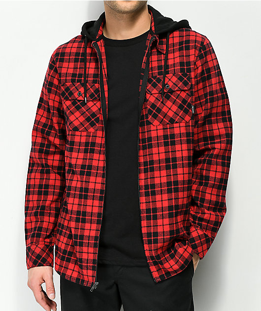 Flannel over 2024 black hoodie