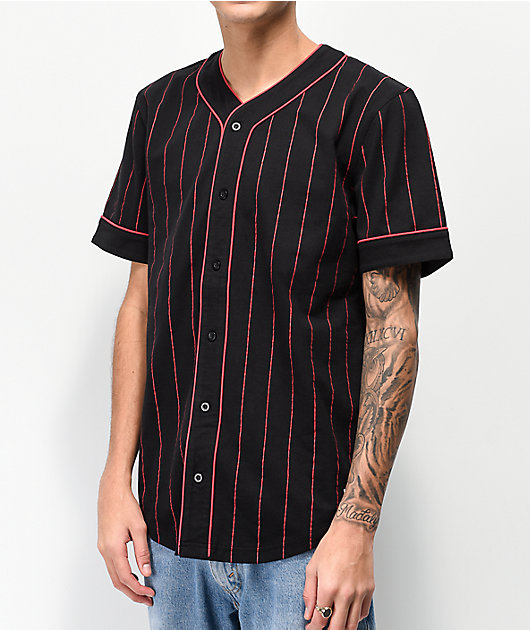 baseball jersey black and red