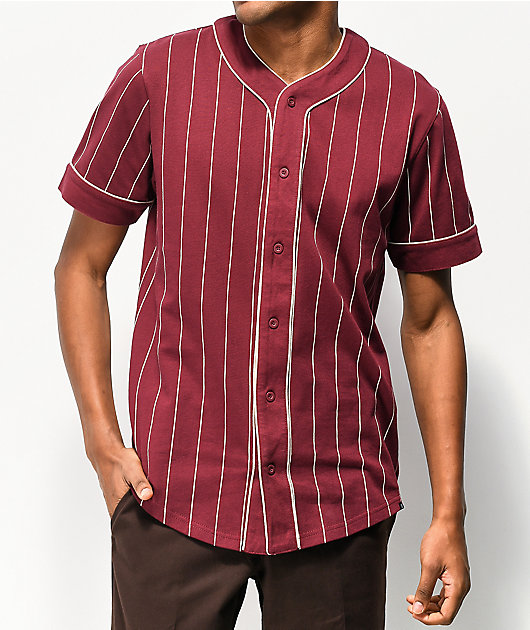 Burgundy baseball jersey best sale