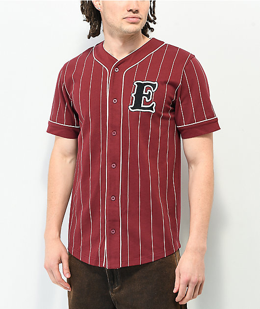 Burgundy baseball jersey online