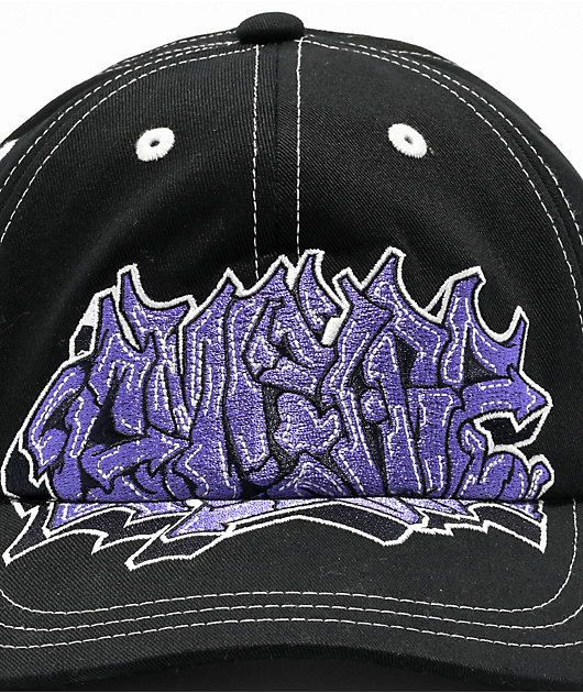 Empyre Coated Black Strapback Hat