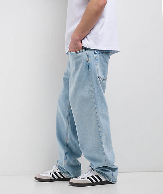 Empyre Colby Light Blue Wash Loose Fit Denim Skate Jeans