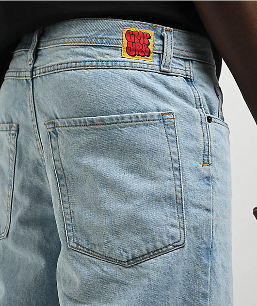 Empyre Colby Loose Fit Denim Skate Shorts