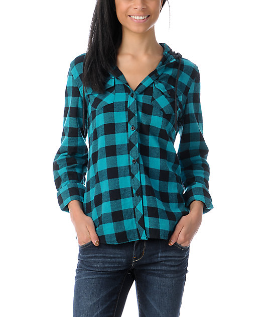 Empyre Conifer Teal Buffalo Plaid 