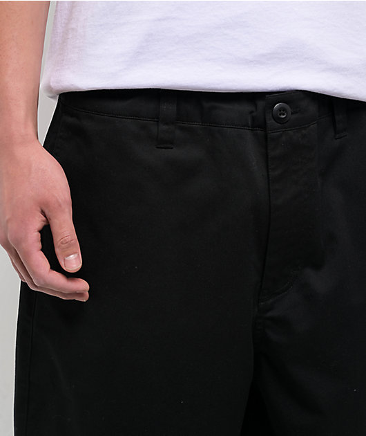 Empyre Cool Black Ultra Wide Skate Chino Pants