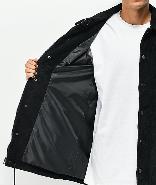 Empyre Cordney Black Corduroy Coaches Jacket