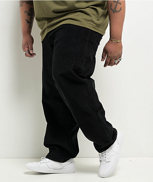 Empyre Corduroy Black Ultra Loose Skate Pants