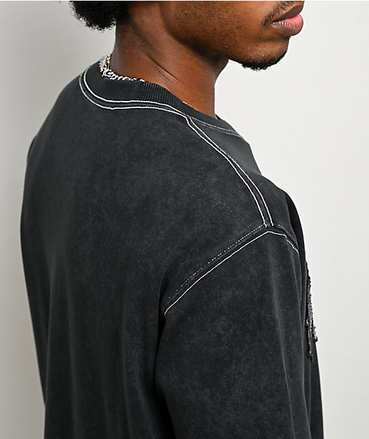 Empyre Corkscrew Black Wash Boxy T-Shirt