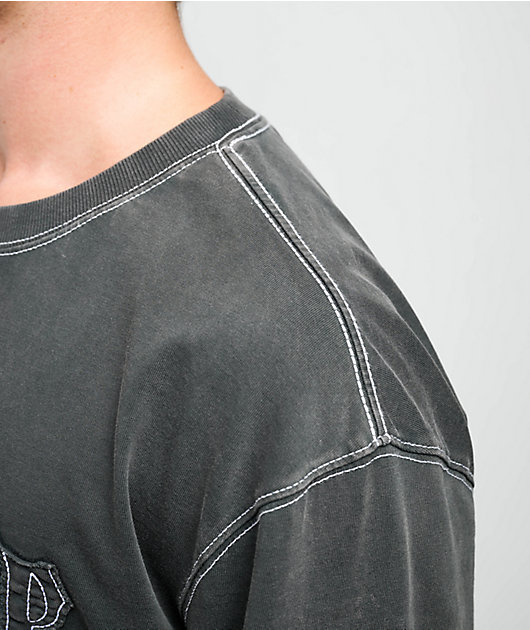 Empyre Corkscrew Black Wash Long Sleeve T-Shirt