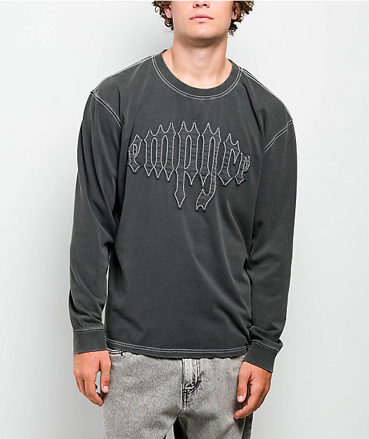 Empyre Corkscrew Black Wash Long Sleeve T-Shirt