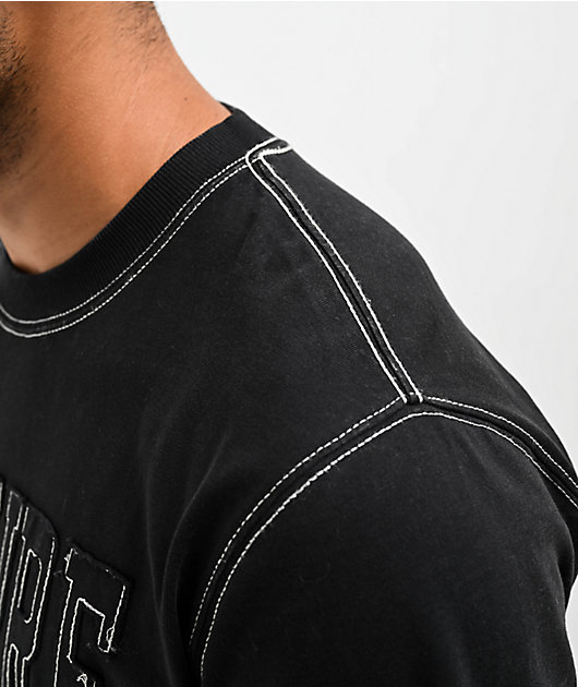 theredthread S pierce T-shirt【black】 THEREDTHREAD / ザレッドスレッド】S pierce T-shirt