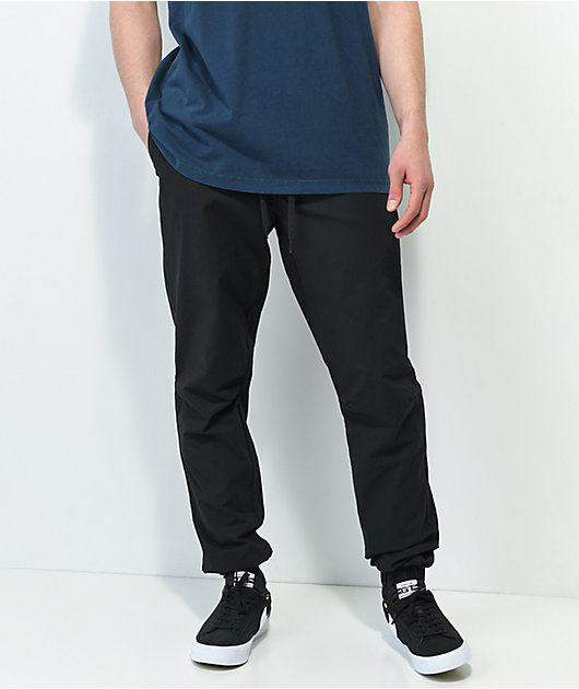 Empyre Creager Poplin Stretch Pantalones jogger negros