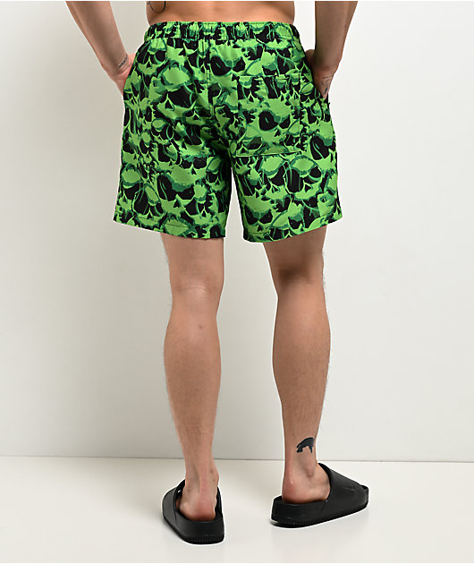 Empyre Cringe Floater Green & Black Board Shorts