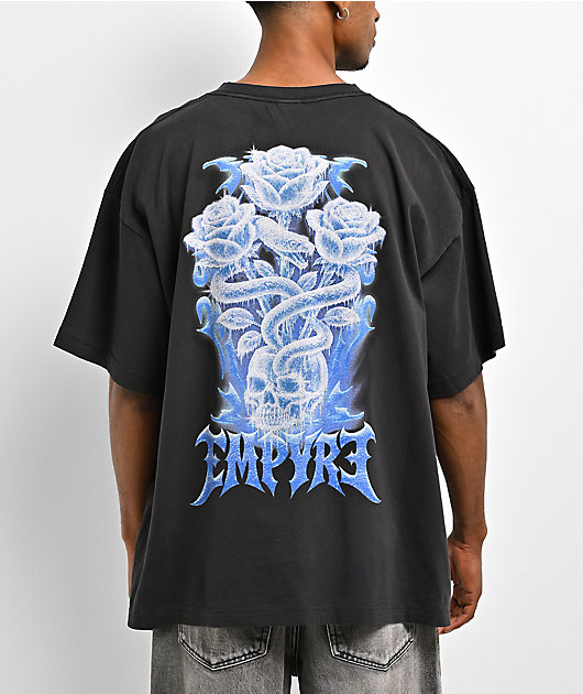 Empyre Crystal Clear Vintage Black Boxy T-Shirt